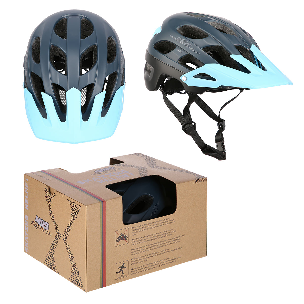 MTW208 TMAVĚ MODRÁ VELIKOST. M (53-58 CM) HELMY NILS EXTREME