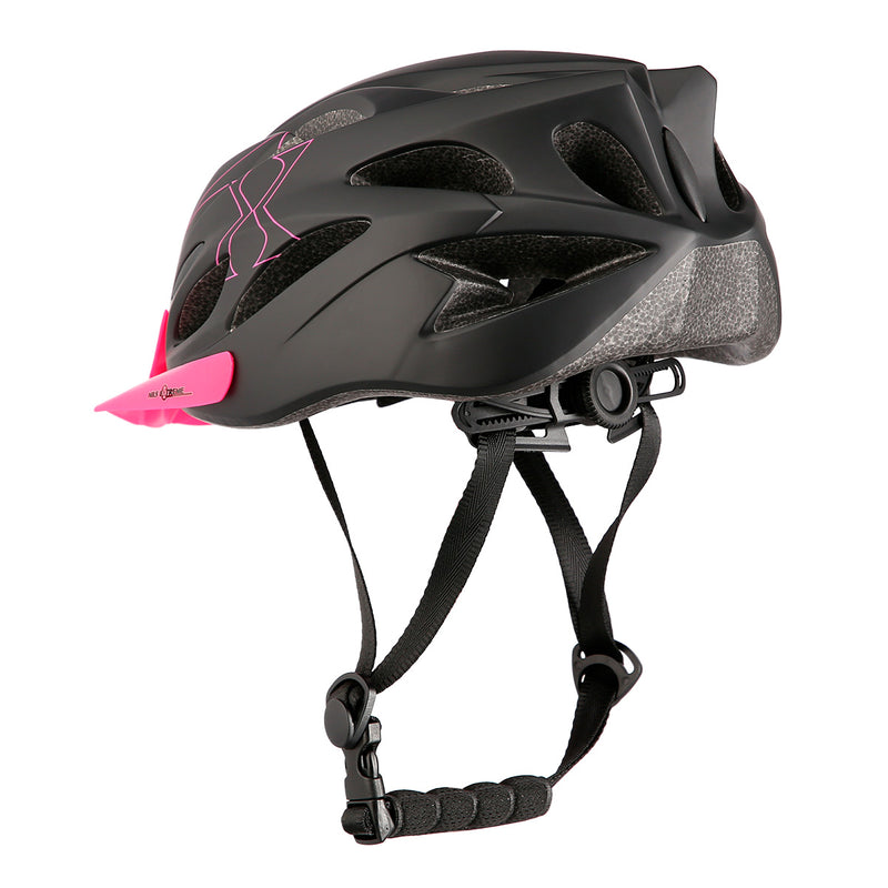 MTW291 BLACK-PINK SIZE M (51-60CM) NILS EXTREME HELMET