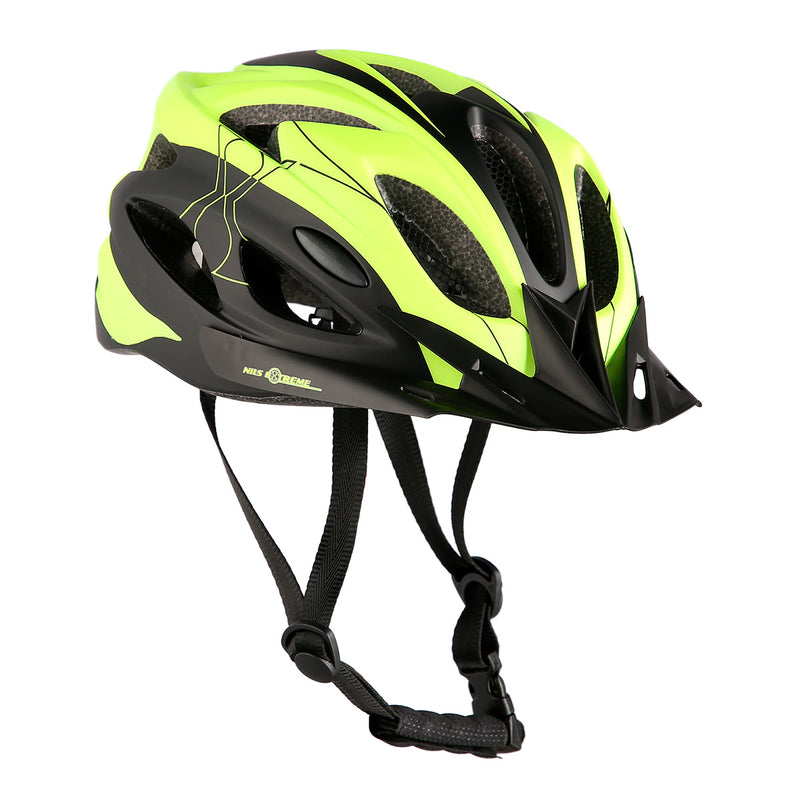 MTW291 BLACK-YELLOW SIZE S (50-59CM) NILS EXTREME HELMET