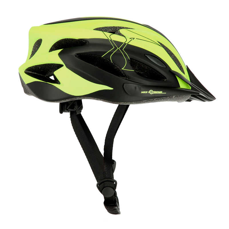 MTW291 BLACK-YELLOW SIZE L (55-61CM) NILS EXTREME HELMET