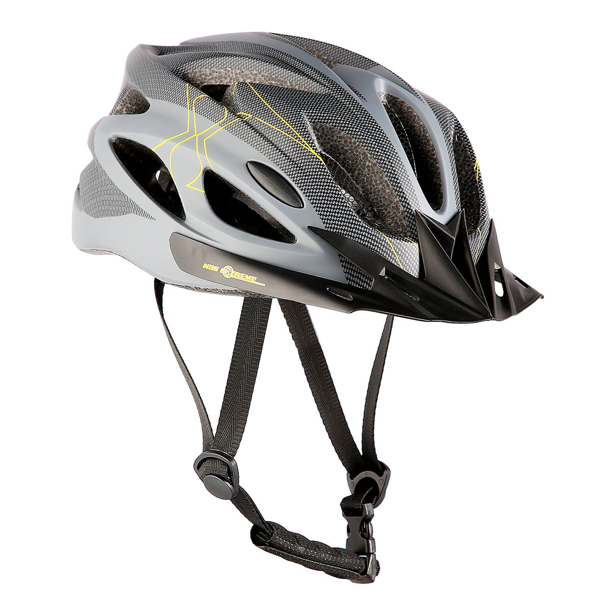 MTW291 ŠEDO-ČERNÁ VELIKOST L (55-61 CM) NILS EXTREME HELM