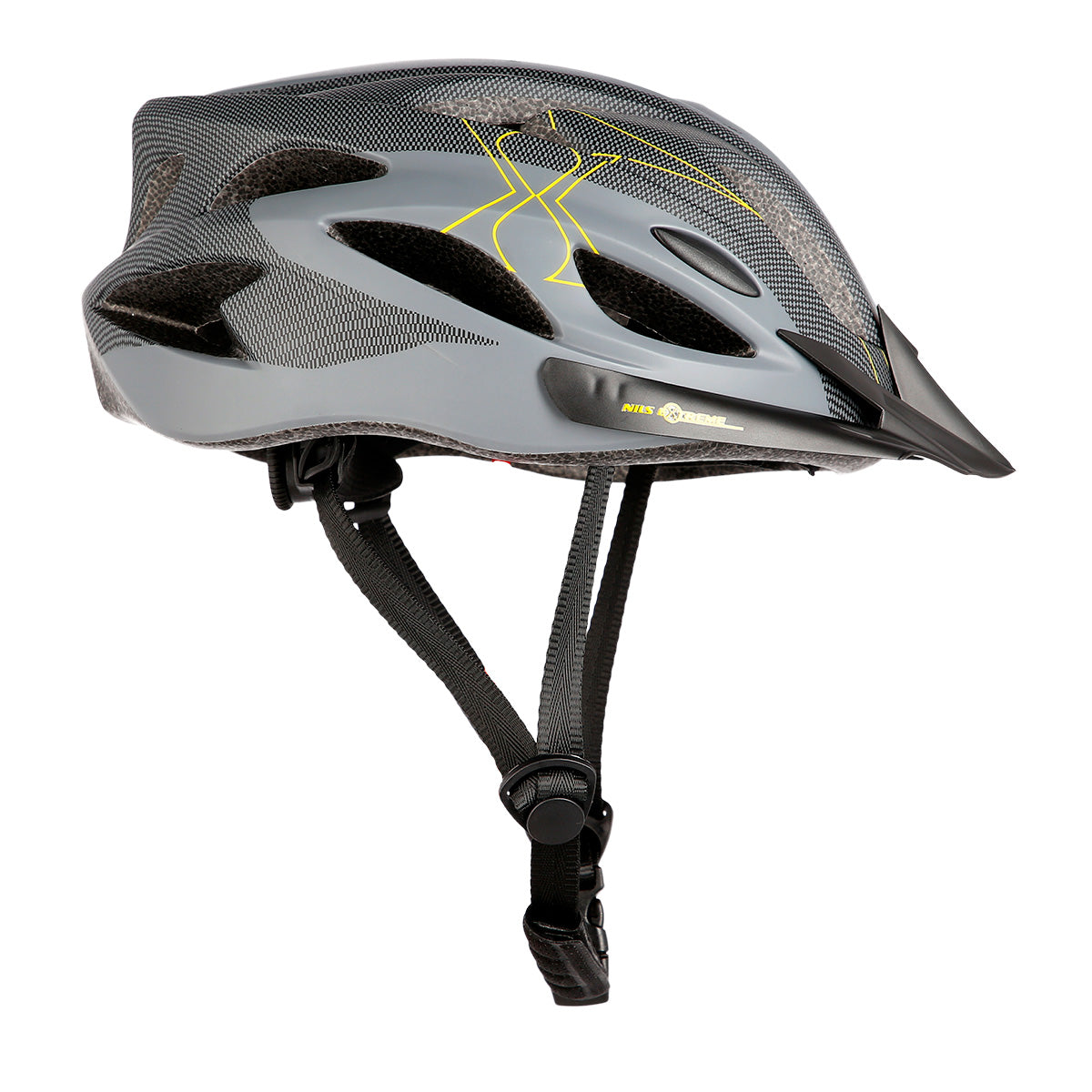 MTW291 ŠEDO-ČERNÁ VELIKOST L (55-61 CM) NILS EXTREME HELM