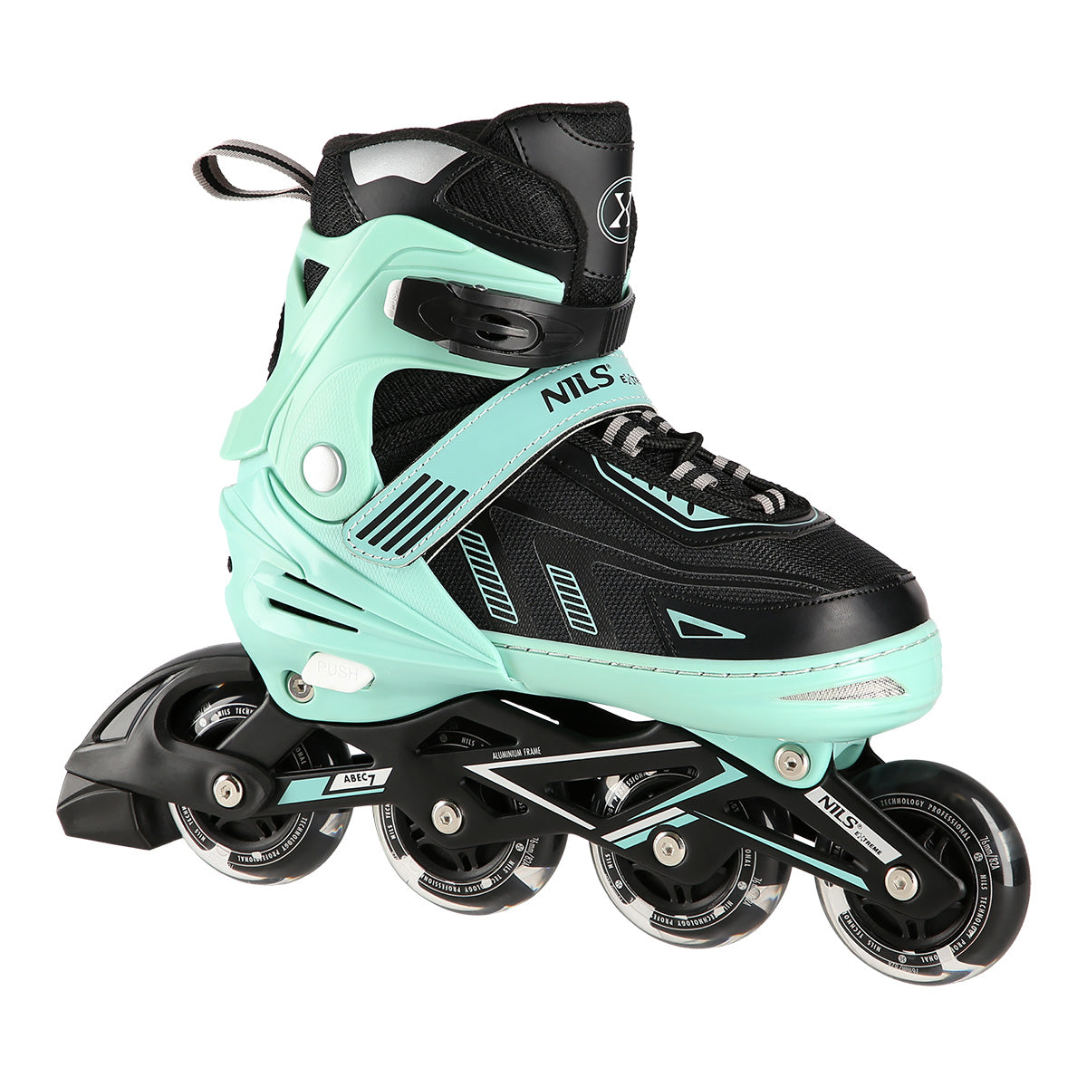 NA11230A ZELENÉ LED VELIKOST XL (43-45) INLINE BRUSLÍ NILS EXTREME