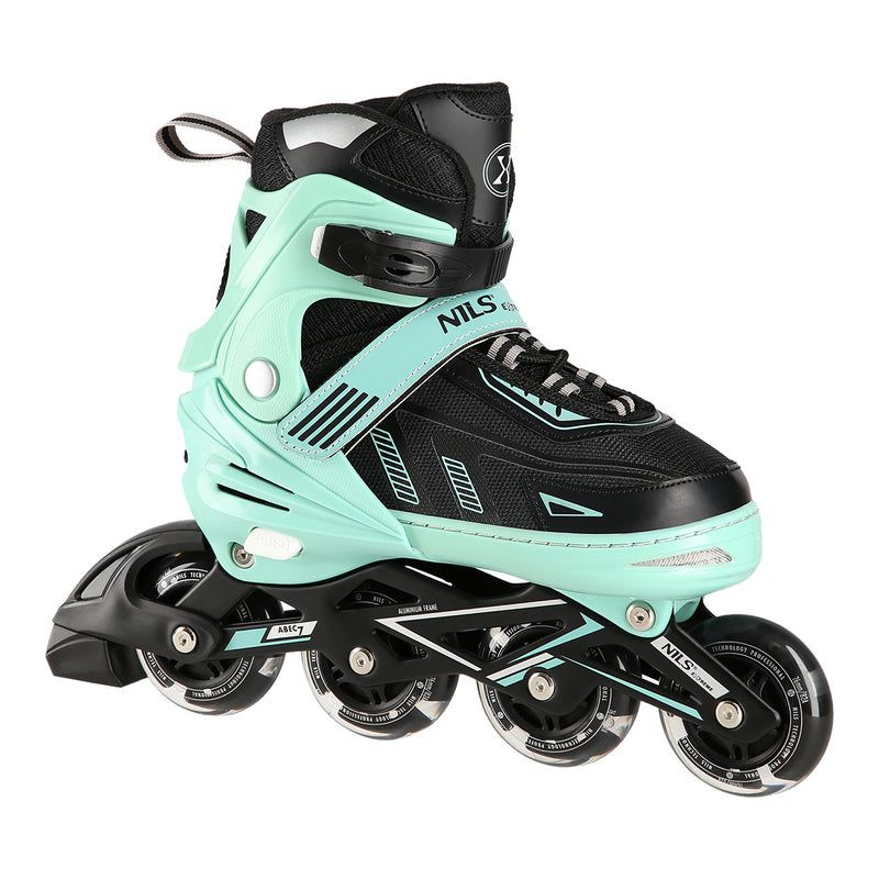 NA11230A GREEN LED SIZE M(35-38) NILS EXTREME SKATES