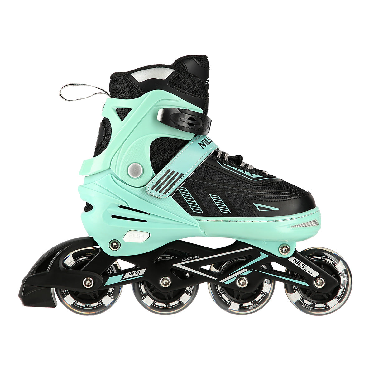 NA11230A ZELENÉ LED VELIKOST XL (43-45) INLINE BRUSLÍ NILS EXTREME