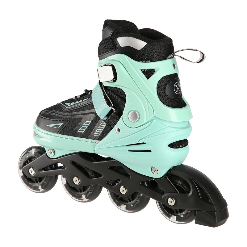 NA11230A GREEN LED SIZE M(35-38) NILS EXTREME SKATES