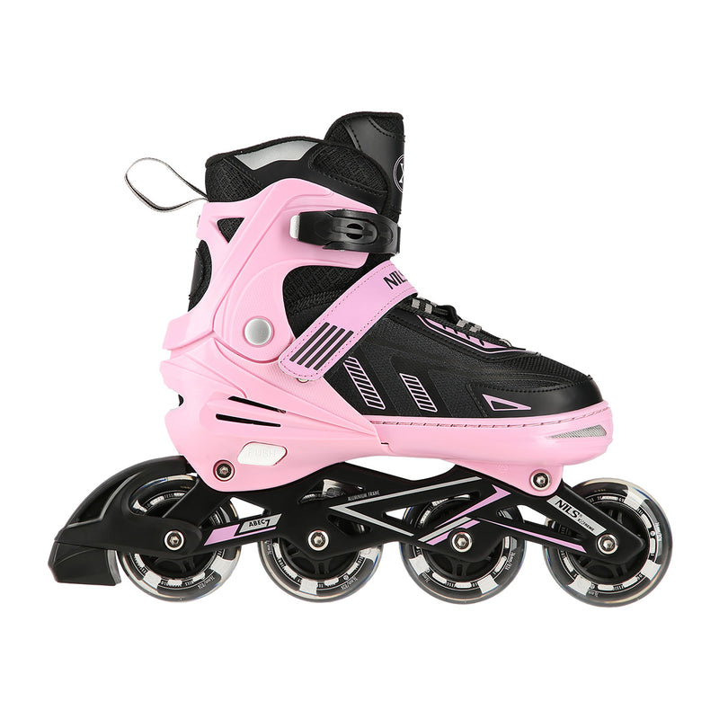 NA11230A PINK LED SIZE L(39-42) NILS EXTREME INLINE SKATES