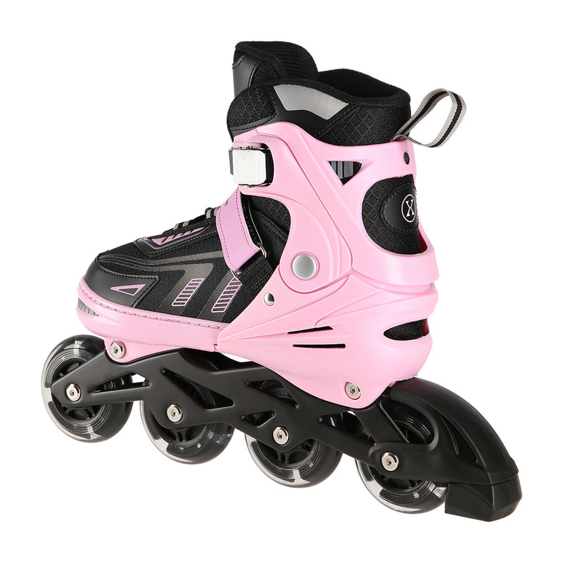 NA11230A PINK LED SIZE M(35-38) NILS EXTREME INLINE SKATES