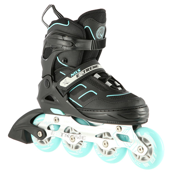 NA14174 A BLACK-MINT SIZE S (31-34) NILS EXTREME INLINE SKATES