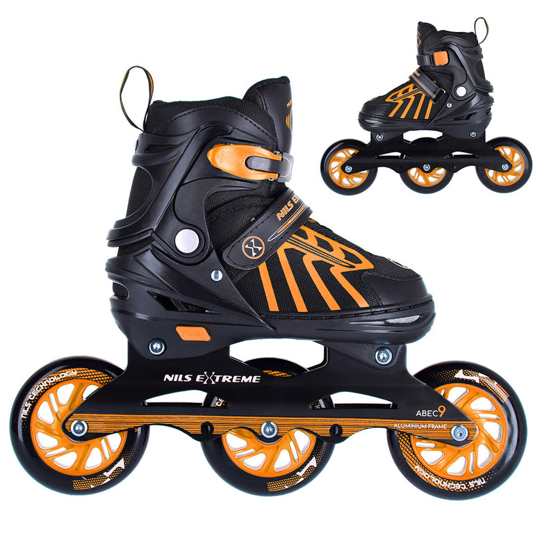 NA18812 A ORANGE SIZE M (34-38) NILS EXTREME INLINE SKATES