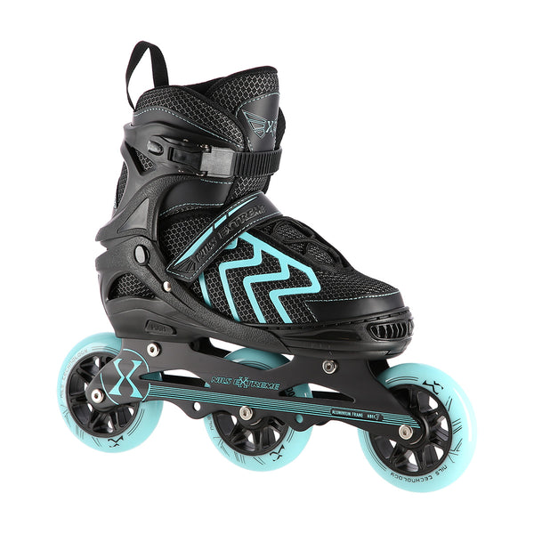 NA19318 BLACK-TURQUOISE SIZE M (35-38) NILS EXTREME INLINE SKATES