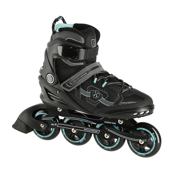 NA9157 BLACK-MINT SIZE 45 NILS EXTREME INLINE SKATES