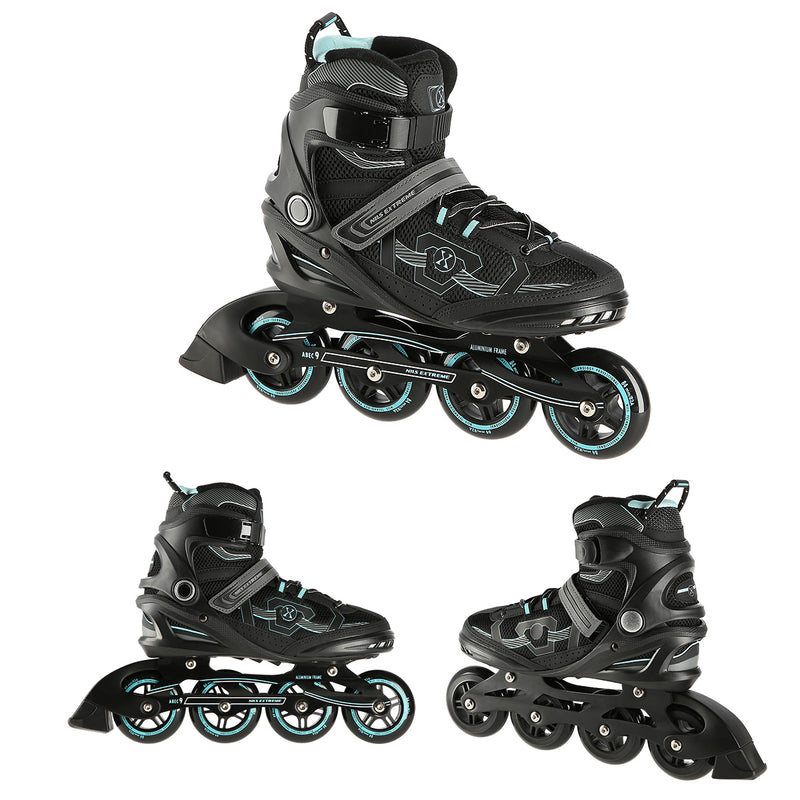 NA9157 BLACK-MINT SIZE 41 NILS EXTREME ROLLER SKATES