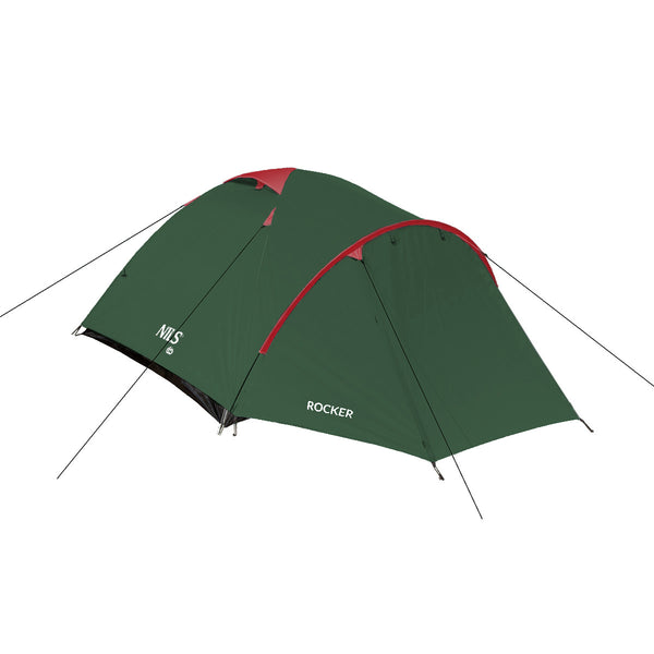 NC6013 GREEN-RED CAMPING TENT ROCKER NILS CAMP