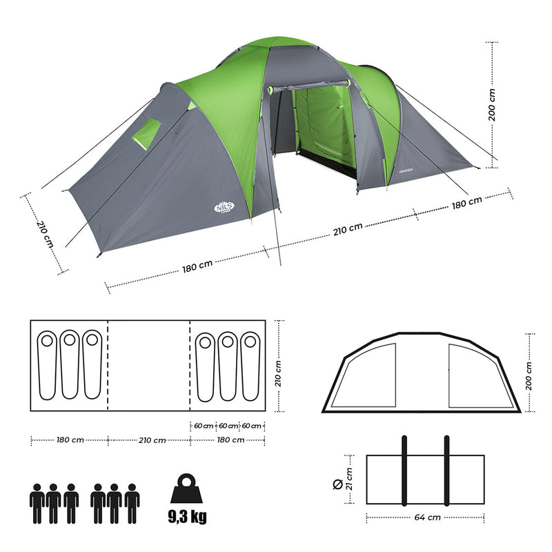 NC6031 HIGHLAND NILS CAMP TENT