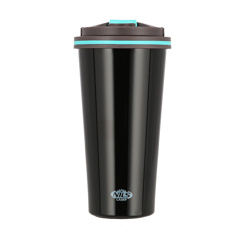 NCB18 BLACK THERMAL MUG NILS CAMP