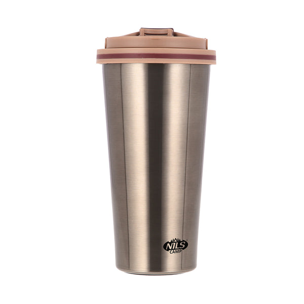 NCB18 BROWN THERMAL MUG NILS CAMP