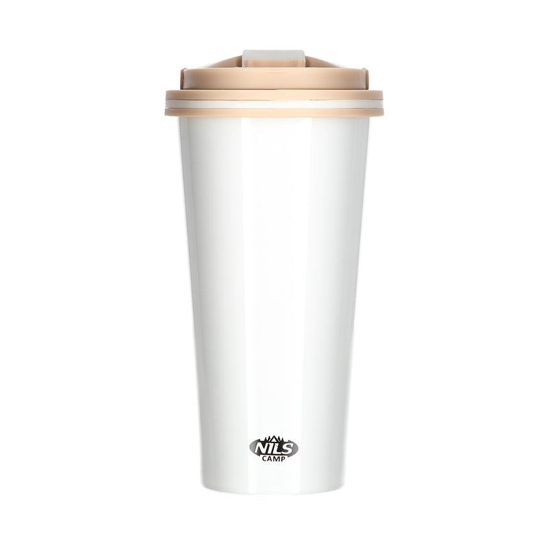 NCB18 WHITE THERMAL MUG NILS CAMP