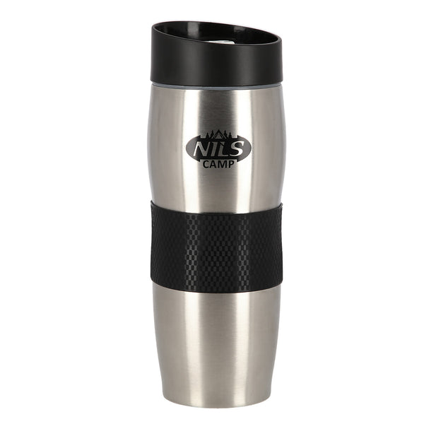 NCC05 BLACK AND SILVER THERMAL MUG NILS CAMP