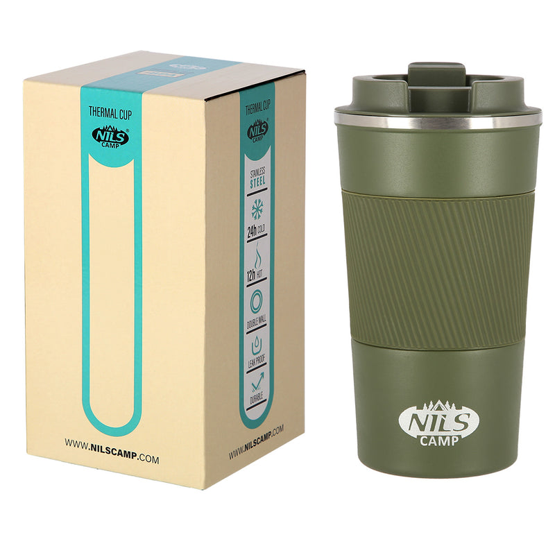 NCC09 GREEN THERMAL MUG NILS CAMP