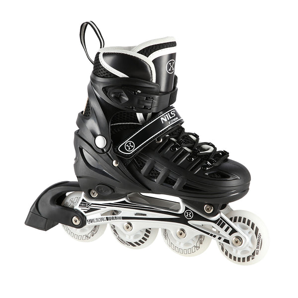 NH10905 4in1 BLACK LED SIZE M(35-38) SKATING BLADES WITH HOCKEY BLADE NILS EXTREME