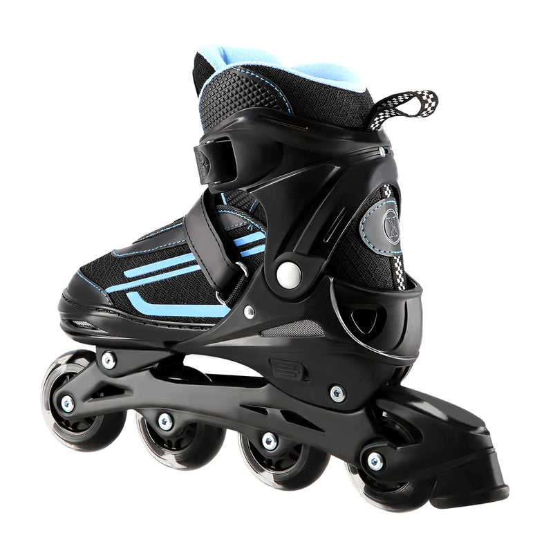 NJ19803A LED BLUE SIZE S(31-34) NILS EXTREME SKATES