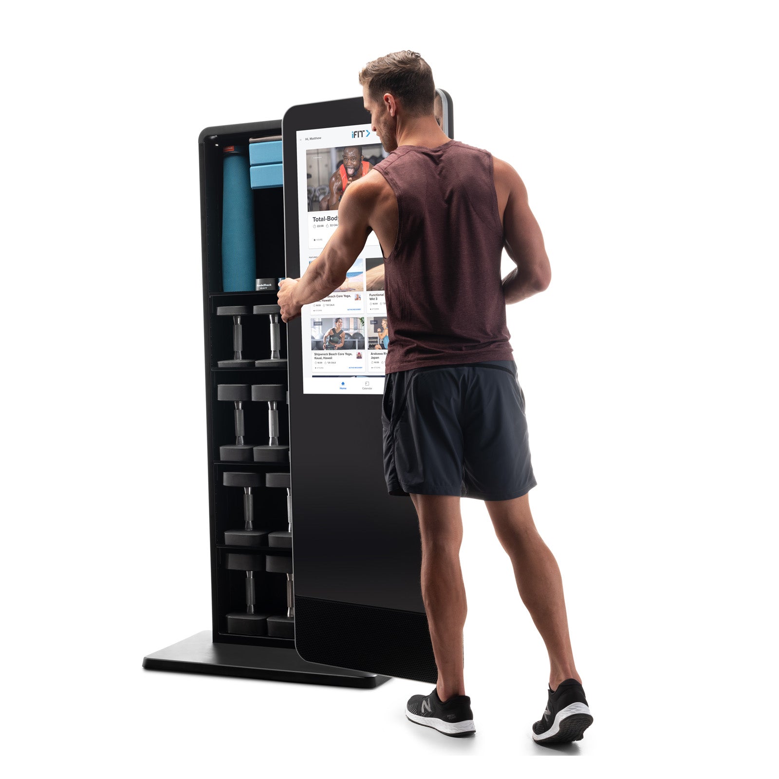 Lustro Fitness NordicTrack Vault z akcesoriami