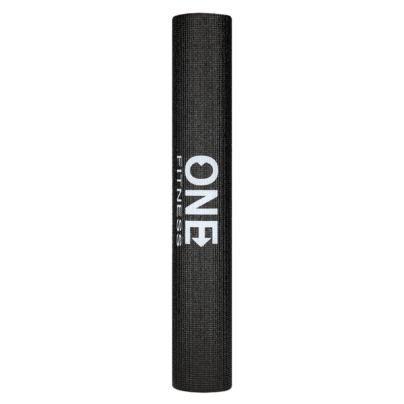 YM01 BLACK ONE FITNESS YOGA MAT