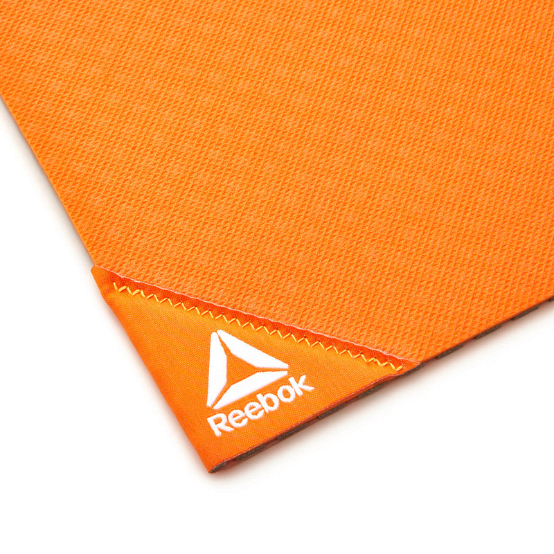 REEBOK MATA TRENINGOWA PODWÓJNA 5 MM SZARY/POMARAŃCZ RAMT-13014OR
