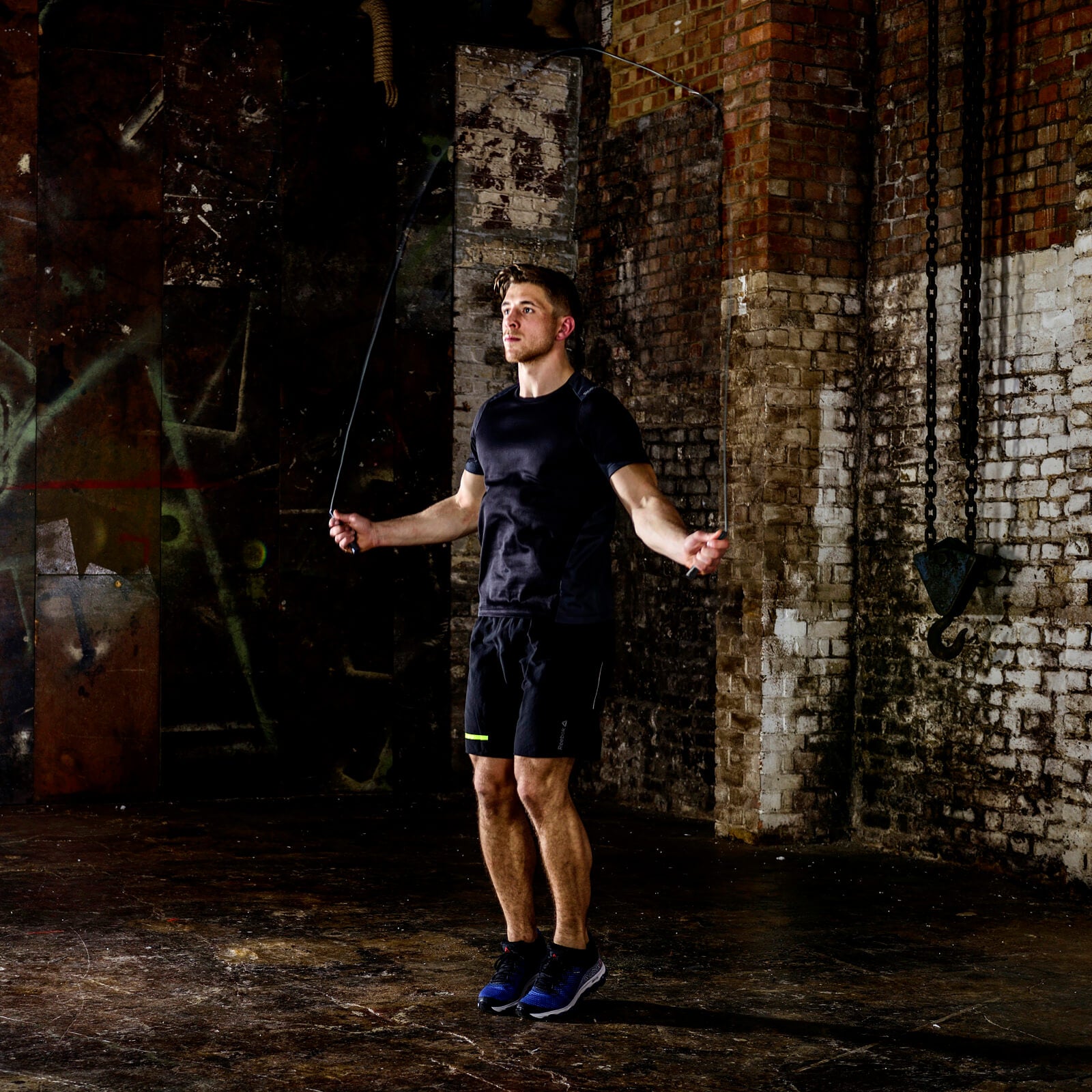 REEBOK Švihadlo s ocelovým lanem RARP-11082