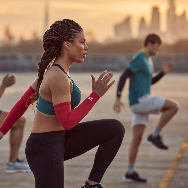 KOMPRESNÍ NÁVLAKY REEBOK ČERVENÉ L RASL-11015RD
