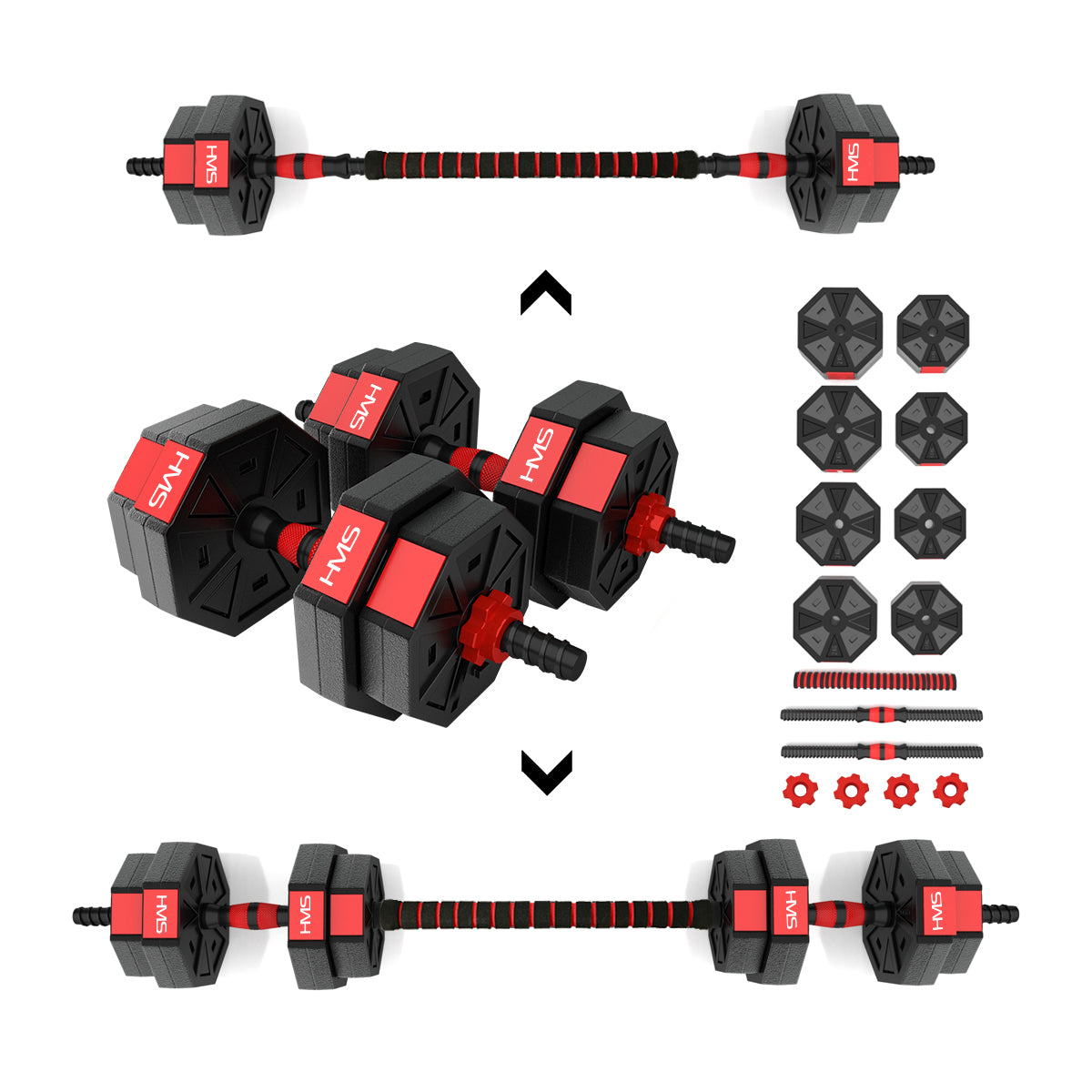 SGK15 COMPOSITE BARBELL 15 KG HMS
