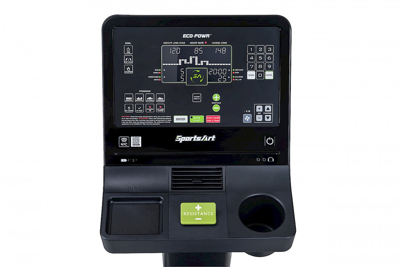 Rower poziomy SportsArt C576R 16" SENZA DISPLAY