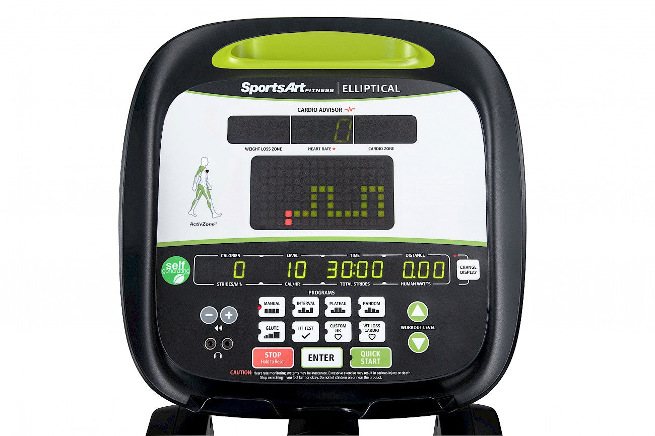 LED displej Elliptyk SportsArt E835