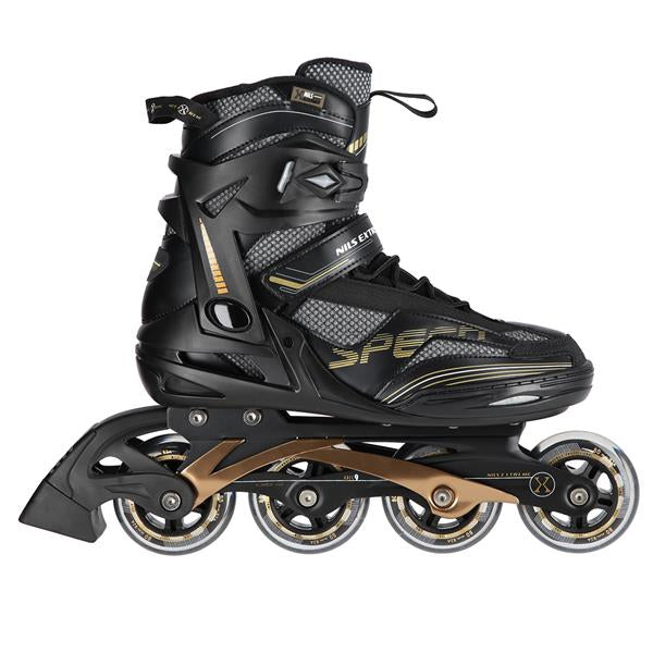 NA2150 BLACK-GOLD SIZE 37 NILS EXTREME ROLLER SKATES