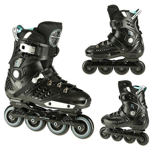 NA20001 BLACK SIZE 35 NILS EXTREME SLALOM SKATES