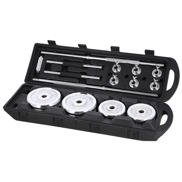 Činky/hroty STC50 v kufru chromované 2x25KG HMS