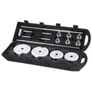 Činky/hroty STC50 v kufru chromované 2x25KG HMS