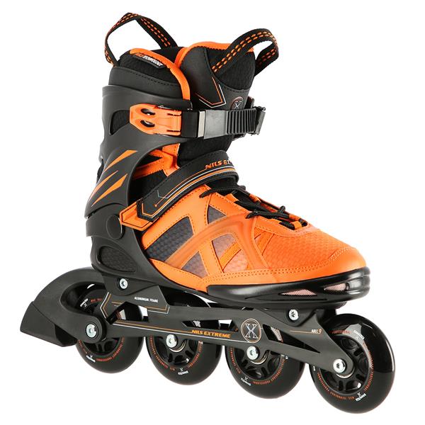 NA14112 BLACK-ORANGE SIZE 43 NILS EXTREME INLINE SKATES