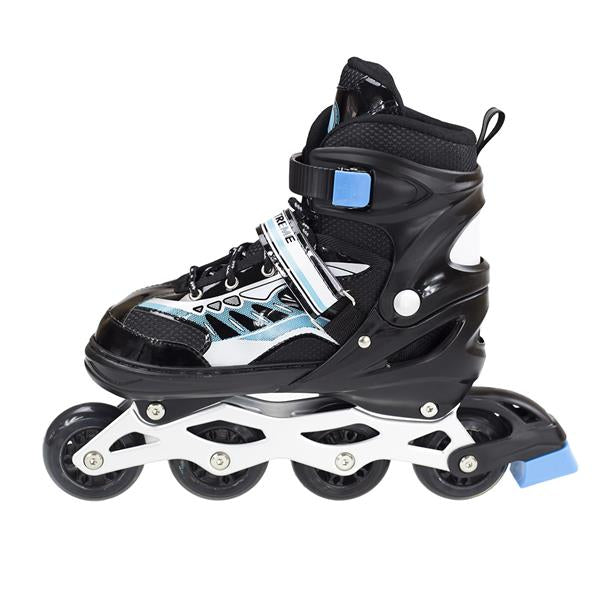 NJ1828 A CZARNY ROZM. M (35-38)  ŁYŻWOROLKI NILS EXTREME