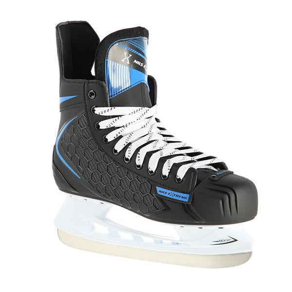 NH8588 BLACK/BLUE SIZE 46 NILS EXTREME HOCKEY SKATES