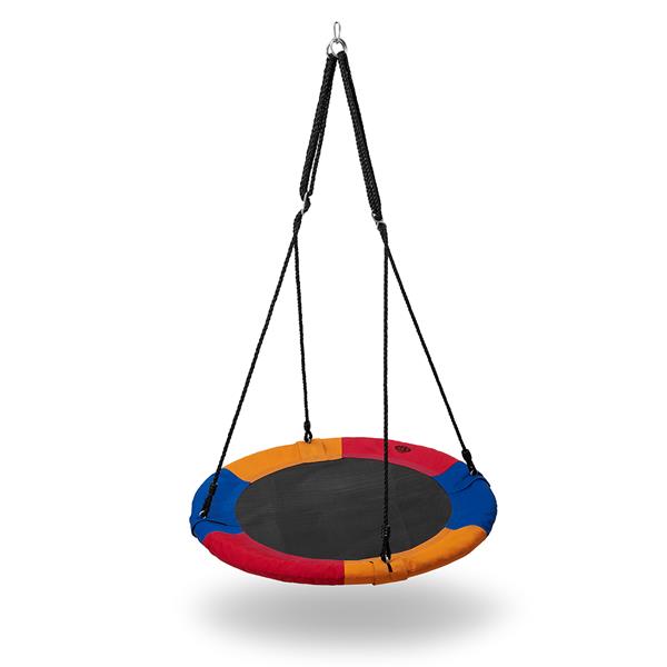 NB5003 BLUE-RED-ORANGE DIA.90 CM STORK'S NEST SWING NILS CAMP