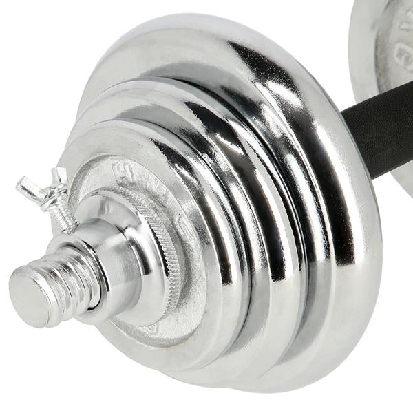 STC21 BARBELLS/BARB IN SUITCASE CHROME 2x10KG HMS