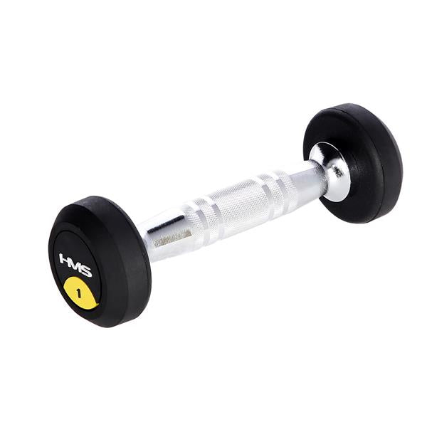 HG PRO 1 KG RUBBER-COATED HMS DUMBBELLS