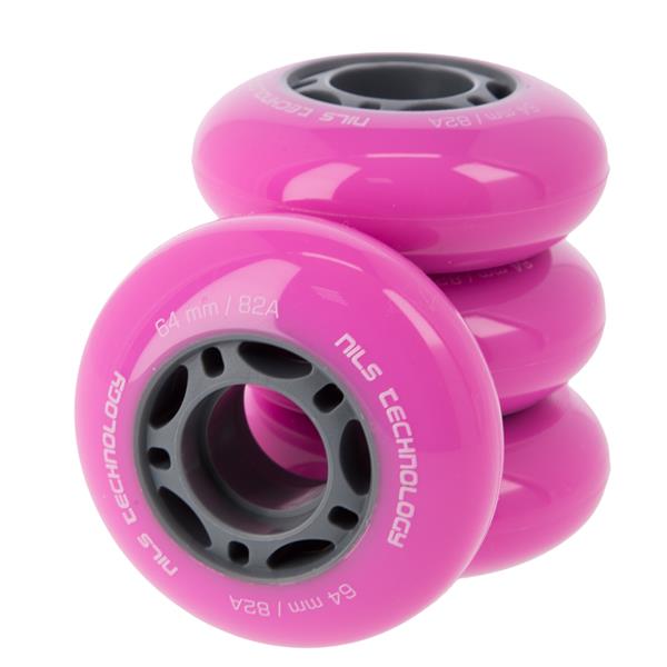 PU 64x24 82A PINK WHEELS (4 pcs.) NILS EXTREME