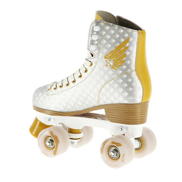 NQ14198 SILVER-GOLD SIZE 40 NILS EXTREME ROLLER SKATES