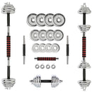 STC21 ČINKY/HRDLA V KUFRU CHROM 2x10KG HMS