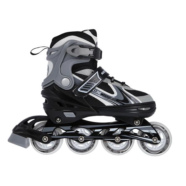 NH18188 A 2in1 GREY SIZE S(29-33) SKATING BLADES WITH HOCKEY BOARD NILS EXTREME