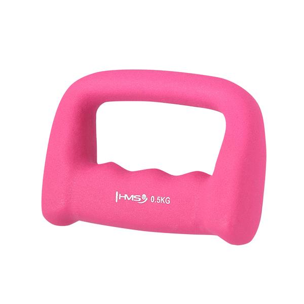 CK05 RŮŽOVÉ RYTÍŘI LITINOVÉ ZÁVAŽÍ POTAŽENÉ NEOPRENEM 0,5 KG HMS