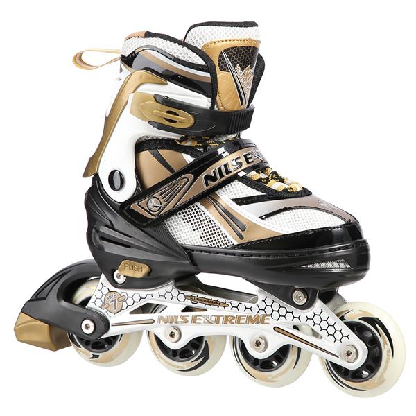 NA1123 A GOLD SIZE M (35-38) NILS EXTREME INLINE SKATES